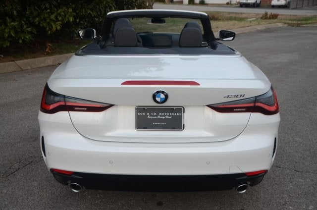 2025 BMW 4 Series 430i Convertible (MSRP $63,275)