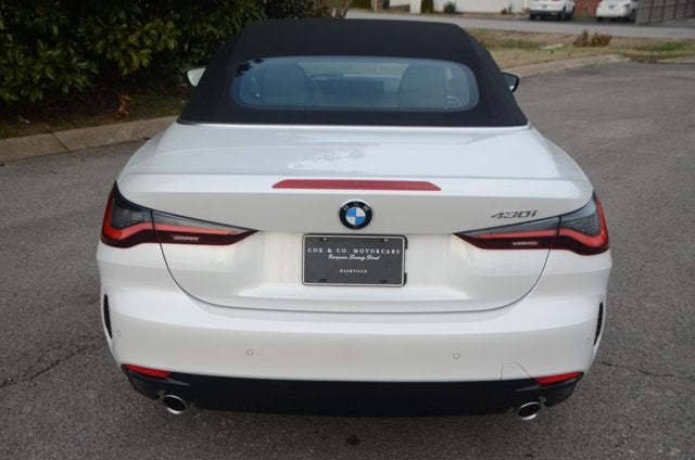 2025 BMW 4 Series 430i Convertible (MSRP $63,275)