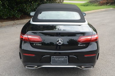 2020 Mercedes-Benz E-Class E 450 4MATIC® AMG® Sport Cabriolet (MSRP $81,435)