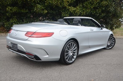 2017 Mercedes-Benz S-Class S 550 AMG® Sport Cabriolet (MSRP $147,285)