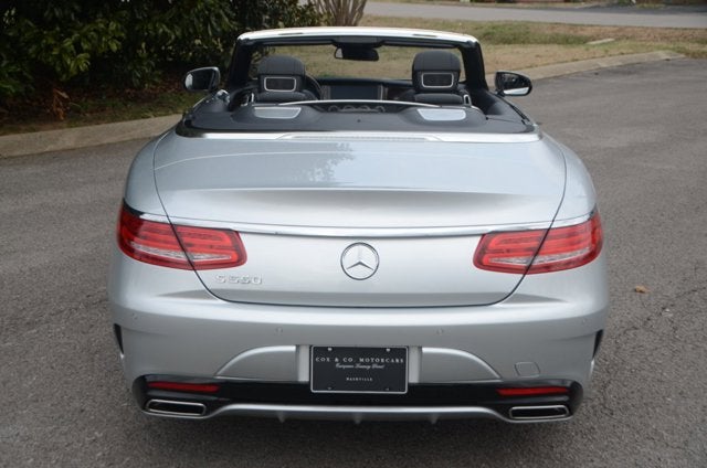 2017 Mercedes-Benz S-Class S 550 AMG® Sport Cabriolet (MSRP $147,285)