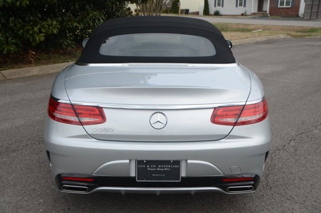 2017 Mercedes-Benz S-Class S 550 AMG® Sport Cabriolet (MSRP $147,285)